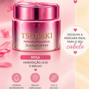 Máscara Capilar Tsubaki Premium Pink